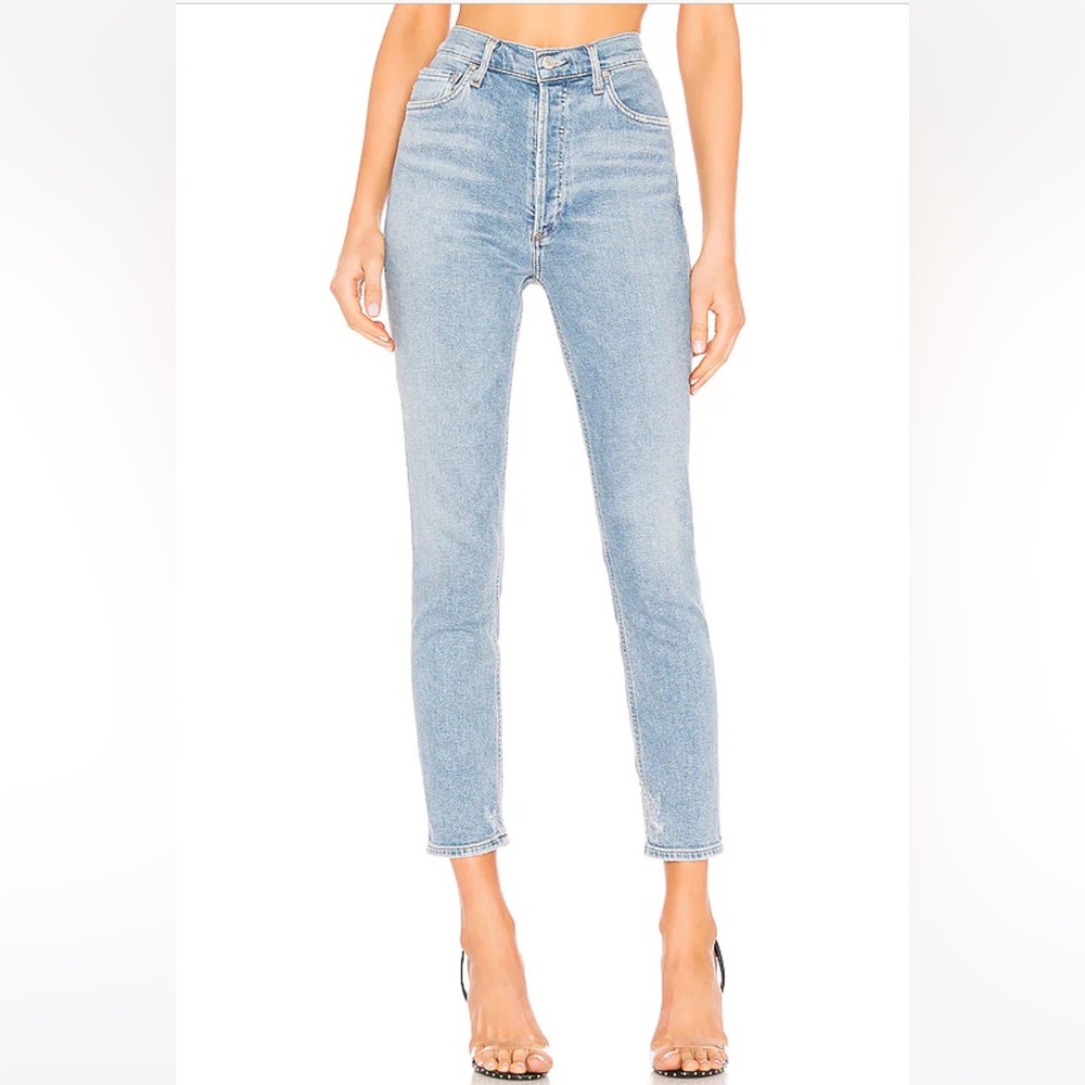 Agolde Nico High Rise Slim Fit, Color: Embark,  Size 27